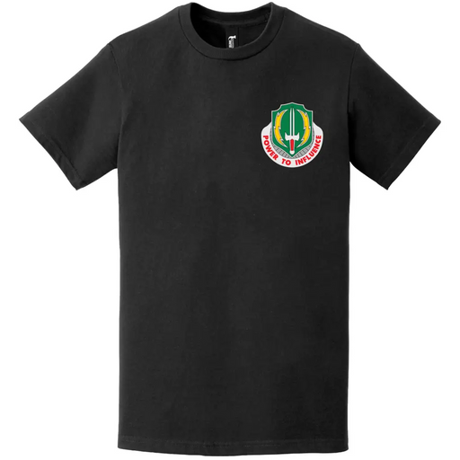 3rd PSYOP Battalion Logo Emblem Insignia Left Chest T-Shirt Tactically Acquired   