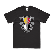3rd SFG (A) De Oppresso Liber Emblem T-Shirt Tactically Acquired Black Clean Small