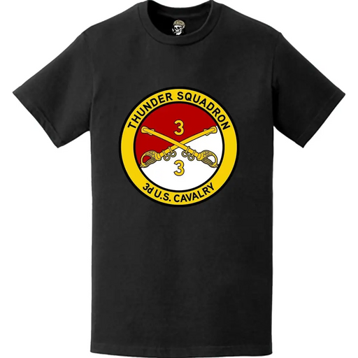 3rd Squadron 3rd Cavalry Regiment (3-3 CAV) "Thunder" T-Shirt Tactically Acquired   