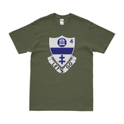 4-325 Airborne Infantry 'Gold Falcons' T-Shirt Tactically Acquired Military Green Clean Small
