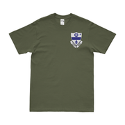 4-325 Airborne Infantry Left Chest Emblem T-Shirt Tactically Acquired Military Green Small 