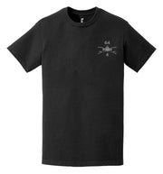 4-64 Armor Regiment "Tuskers" Left Chest T-Shirt Tactically Acquired   