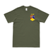 4-66 Armor Regiment Left Chest Unit Emblem T-Shirt Tactically Acquired Military Green Small 