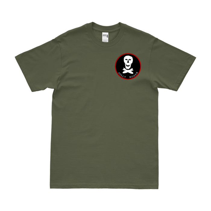 400th Bomb Squadron Left Chest Emblem T-Shirt Tactically Acquired Military Green Small 