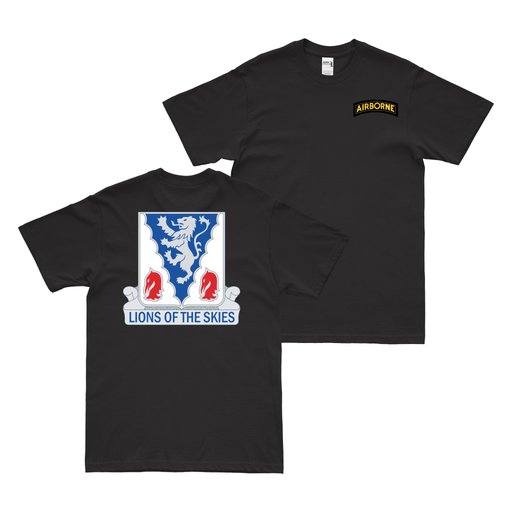 Double-Sided 401st Glider Infantry Regiment T-Shirt Tactically Acquired Black Small 