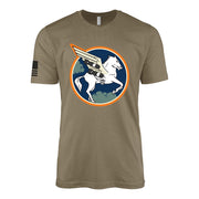 410th Bombardment Squadron, 467th Bomb Group T-Shirt - Coyote Brown