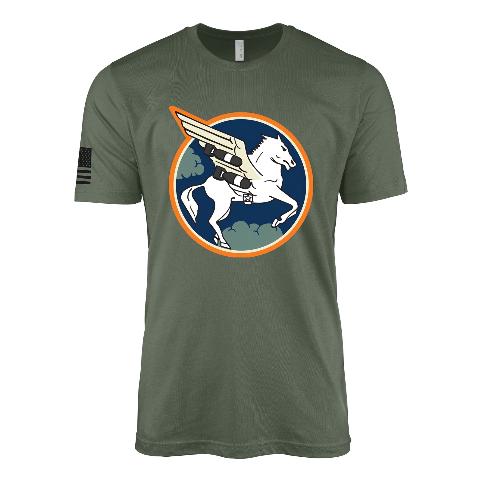 410th Bombardment Squadron, 467th Bomb Group T-Shirt - Military Green