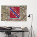 411th Engineer Battalion Indoor Wall Flag Tactically Acquired   