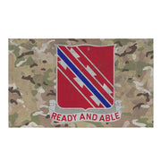 411th Engineer Battalion Indoor Wall Flag Tactically Acquired Default Title  