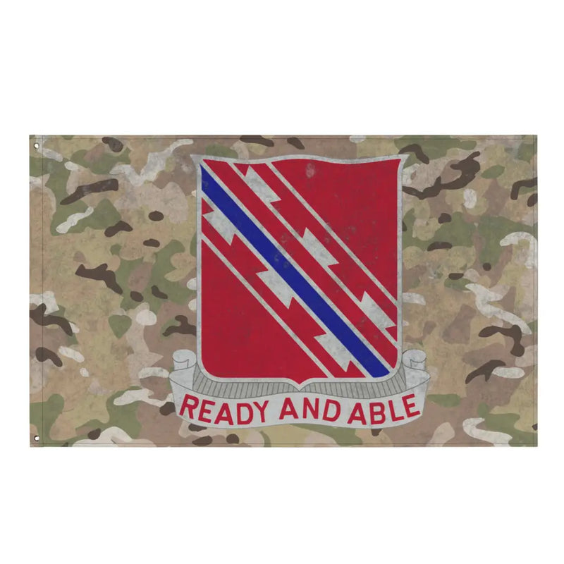 411th Engineer Battalion Indoor Wall Flag
