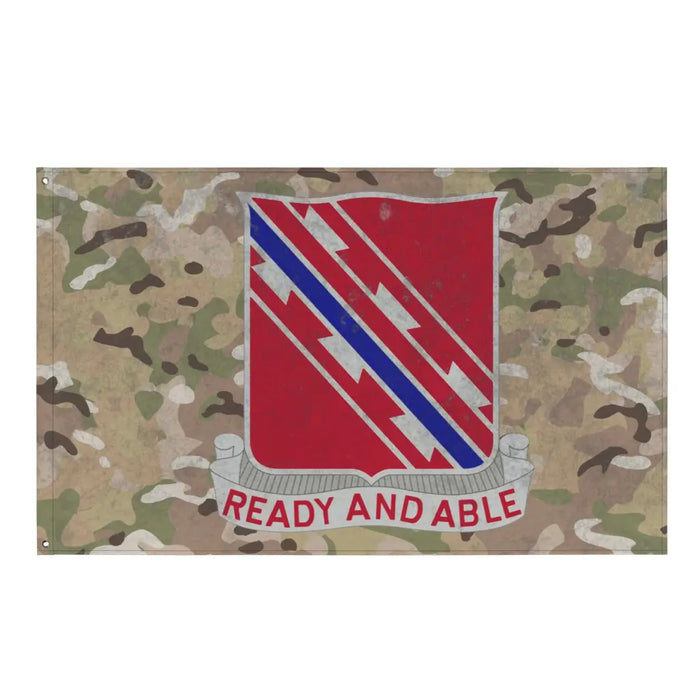 411th Engineer Battalion Indoor Wall Flag Tactically Acquired Default Title  
