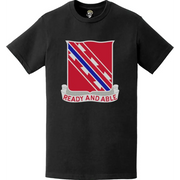 411th Engineer Battalion Logo Emblem T-Shirt Tactically Acquired   
