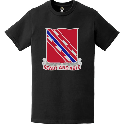 411th Engineer Battalion Logo Emblem T-Shirt Tactically Acquired   