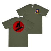 Double-Sided 413th Bombardment Squadron T-Shirt Tactically Acquired Military Green Small 