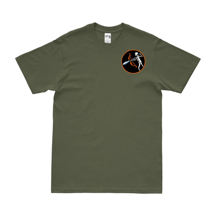 416th Bomb Squadron Left Chest Emblem T-Shirt Tactically Acquired Military Green Small 