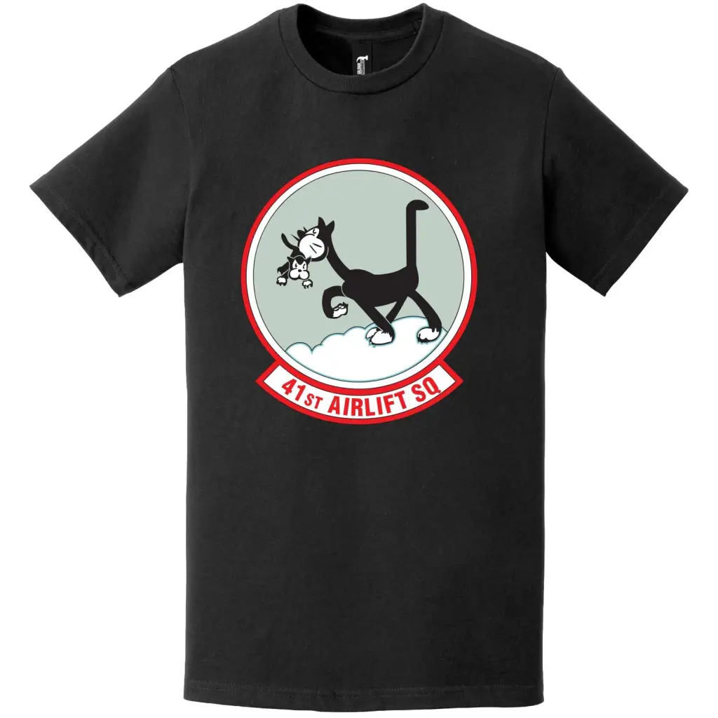 41st Airlift Squadron Logo Emblem T-Shirt Tactically Acquired   