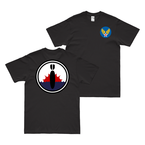 Double-Sided 424th Bombardment Squadron WW2 T-Shirt Tactically Acquired Black Small 