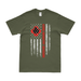 U.S. Army 43rd Infantry Division American Flag T-Shirt Tactically Acquired Small Military Green 