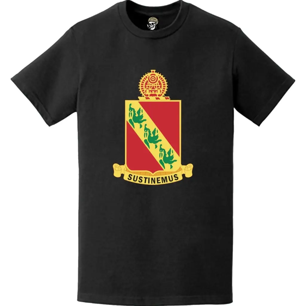 43rd Air Defense Artillery Regiment Emblem Logo T-Shirt Tactically Acquired   