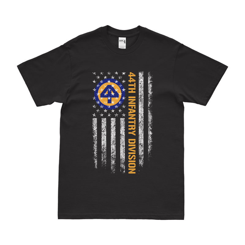 U.S. Army 44th Infantry Division American Flag T-Shirt