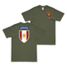 Double-Sided 44th Medical Brigade (Airborne) T-Shirt Tactically Acquired Military Green Small 