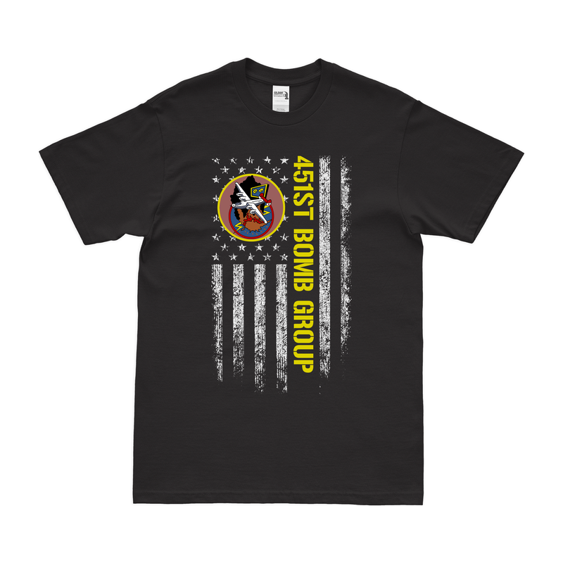 451st Bomb Group American Flag T-Shirt