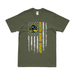 455th Bomb Group American Flag T-Shirt Tactically Acquired Military Green Small 