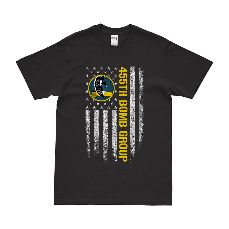 455th Bomb Group American Flag T-Shirt