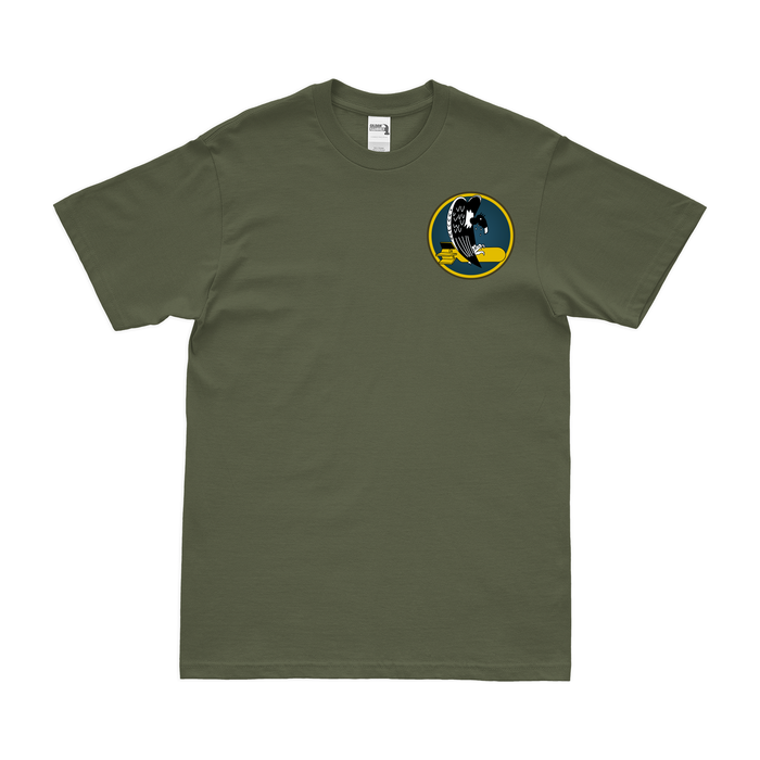 455th Bomb Group Left Chest Emblem T-Shirt Tactically Acquired Military Green Small 