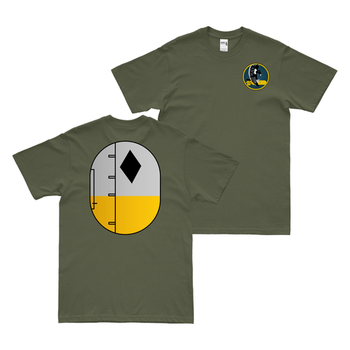 455th Bomb Group B-24 Tail Code T-Shirt Tactically Acquired Military Green Small 