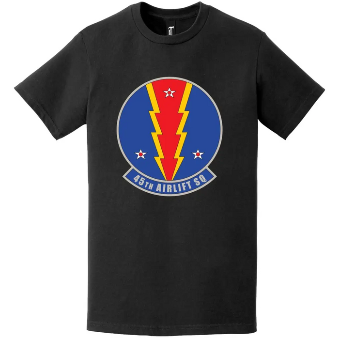 45th Airlift Squadron Logo Emblem T-Shirt Tactically Acquired   