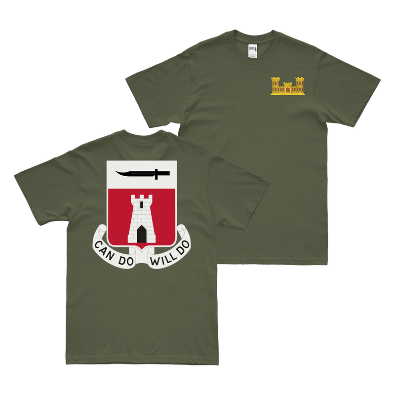Double-Sided U.S. Army 467th Engineer Battalion T-Shirt