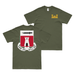 Double-Sided U.S. Army 467th Engineer Battalion T-Shirt Tactically Acquired Military Green Small 