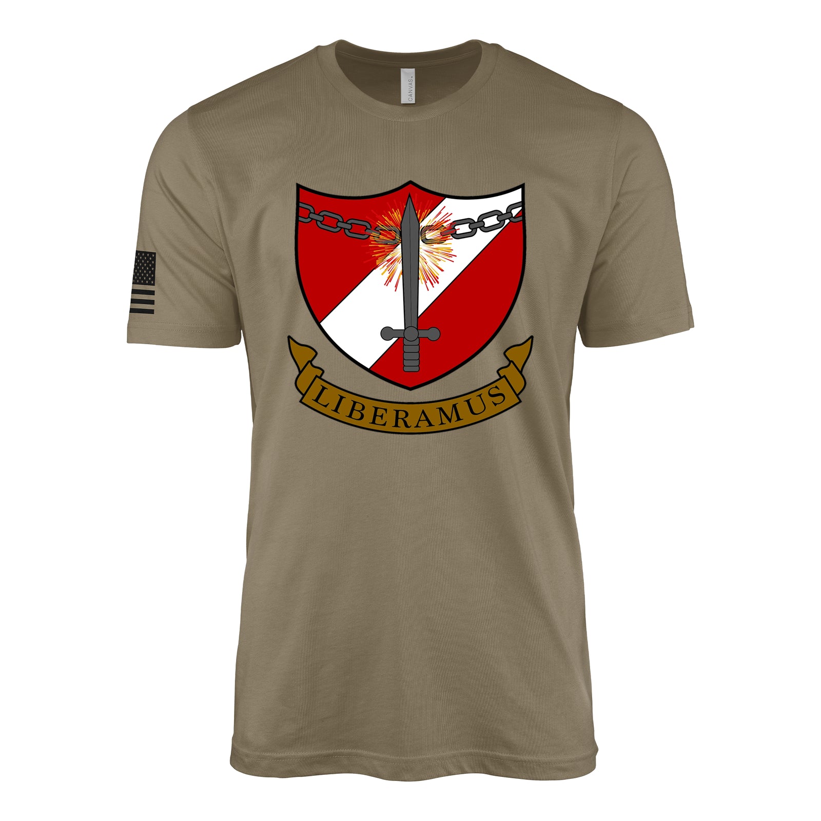 467th Bombardment Group, 8th Air Force T-Shirt - Coyote Brown
