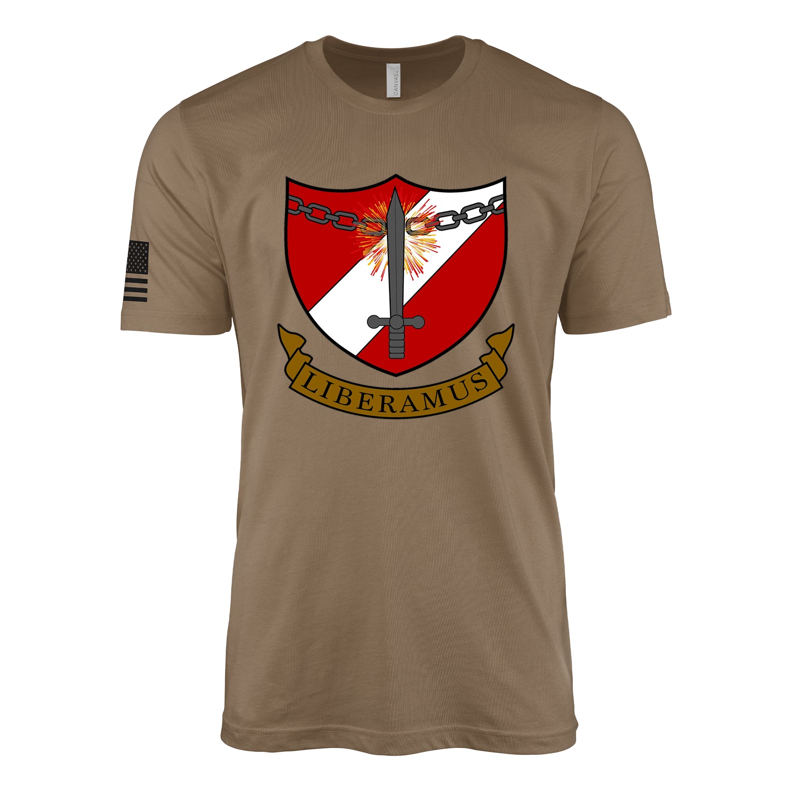 467th Bombardment Group, 8th Air Force T-Shirt - Woodland Brown