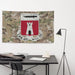 467th Engineer Battalion Indoor Wall Flag Tactically Acquired   