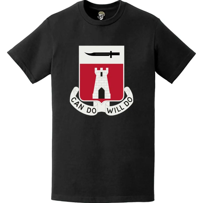 467th Engineer Battalion Logo Emblem T-Shirt Tactically Acquired   