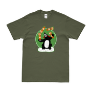 470th Bombardment Squadron USAAF WW2 T-Shirt Tactically Acquired Military Green Distressed Small