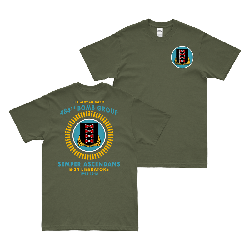 Double-Sided 484th Bomb Group WW2 Legacy T-Shirt