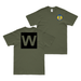 486th Bombardment Group Square-W Tail Code WW2 T-Shirt Tactically Acquired Military Green Small 