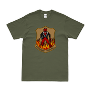 487th Bomb Group (Heavy) WW2 T-Shirt Tactically Acquired Military Green Clean Small