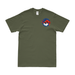 489th Bomb Squadron Left Chest Emblem T-Shirt Tactically Acquired Military Green Small 