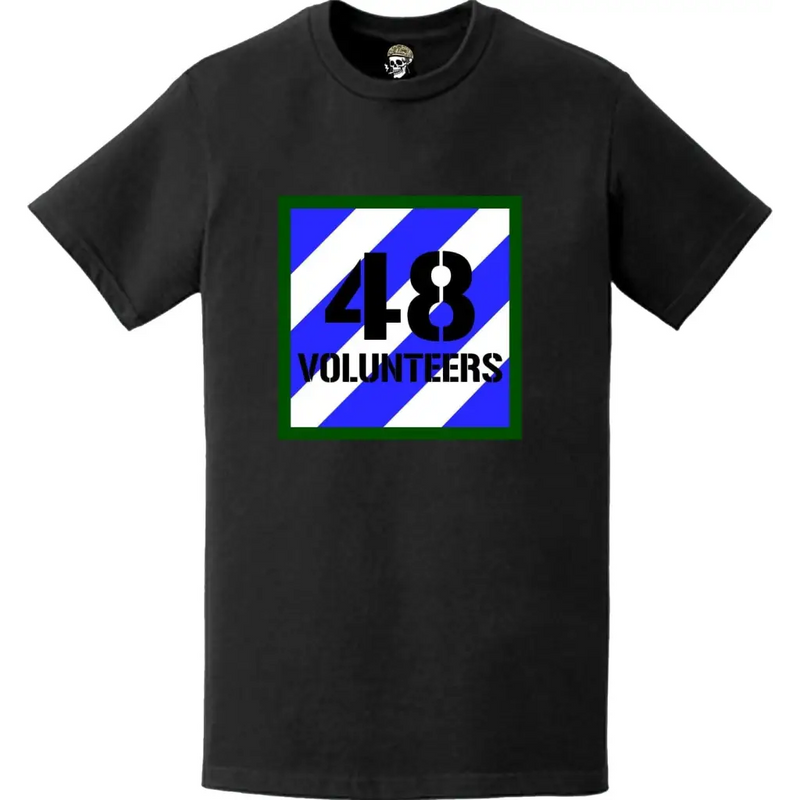 48th IBCT, 3rd Infantry Division "Macon Volunteers" Logo Emblem T-Shirt