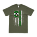 491st Bomb Group WW2 American Flag T-Shirt Tactically Acquired Military Green Small 