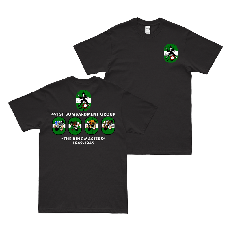 Double-Sided 491st Bomb Group Squadron Legacy T-Shirt