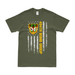 494th Bomb Group American Flag T-Shirt Tactically Acquired Military Green Small 