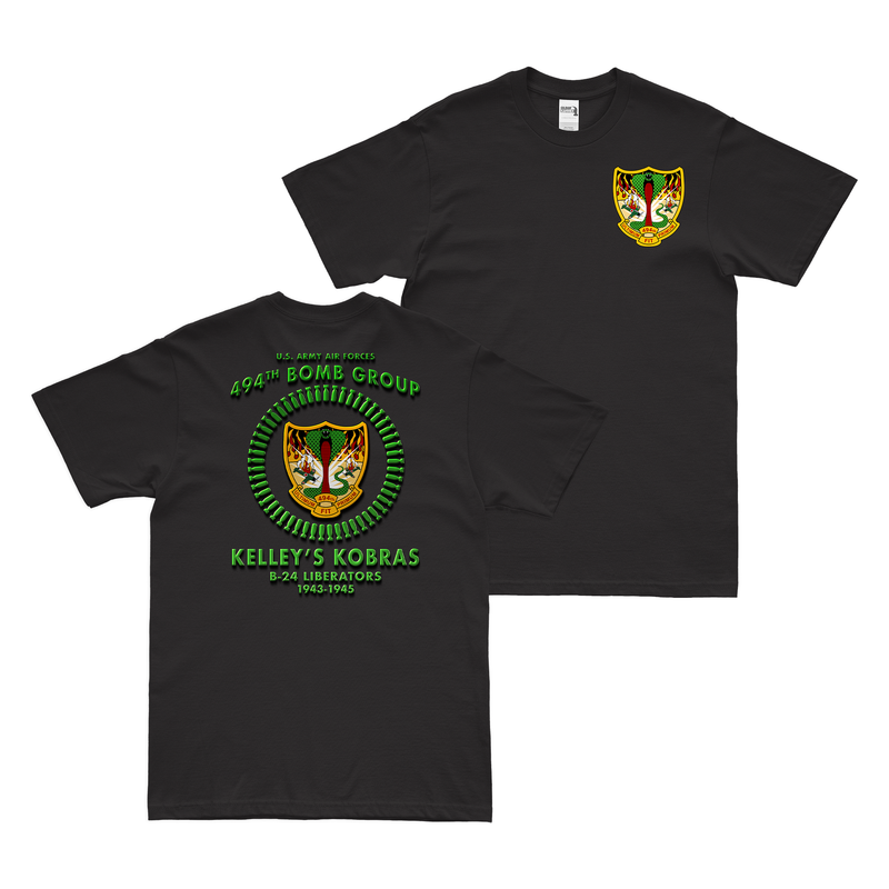 Double-Sided 494th Bomb Group WW2 Legacy T-Shirt