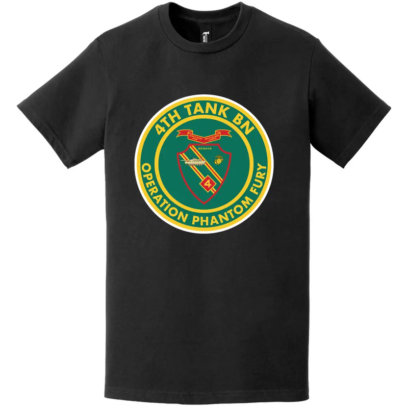 4th Tank Battalion USMC Operation Phantom Fury T-Shirt