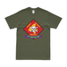 4th Recon Bn Logo Emblem T-Shirt Tactically Acquired Military Green Distressed Small