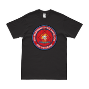 4th Recon Bn OIF Veteran T-Shirt Tactically Acquired Black Distressed Small